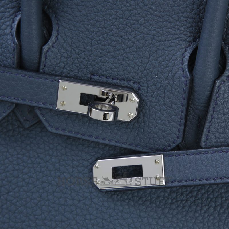 Hermès Birkin 25 Gris Misty Togo PHW