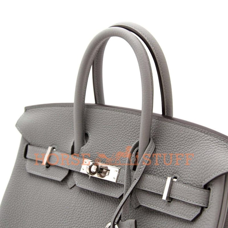 Hermès Birkin 25 Gris Mouette Togo PHW