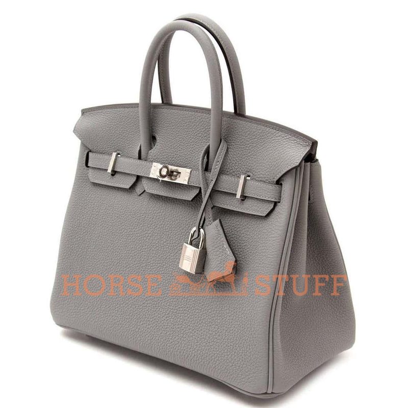 Hermès Birkin 25 Gris Mouette Togo PHW