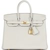 Hermès Birkin 25 Gris Pale Togo GHW
