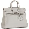 Hermès Birkin 25 Gris Pale Togo PHW