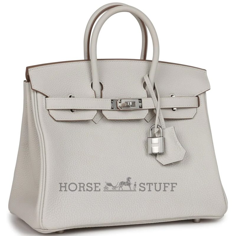 Hermès Birkin 25 Gris Pale Togo PHW