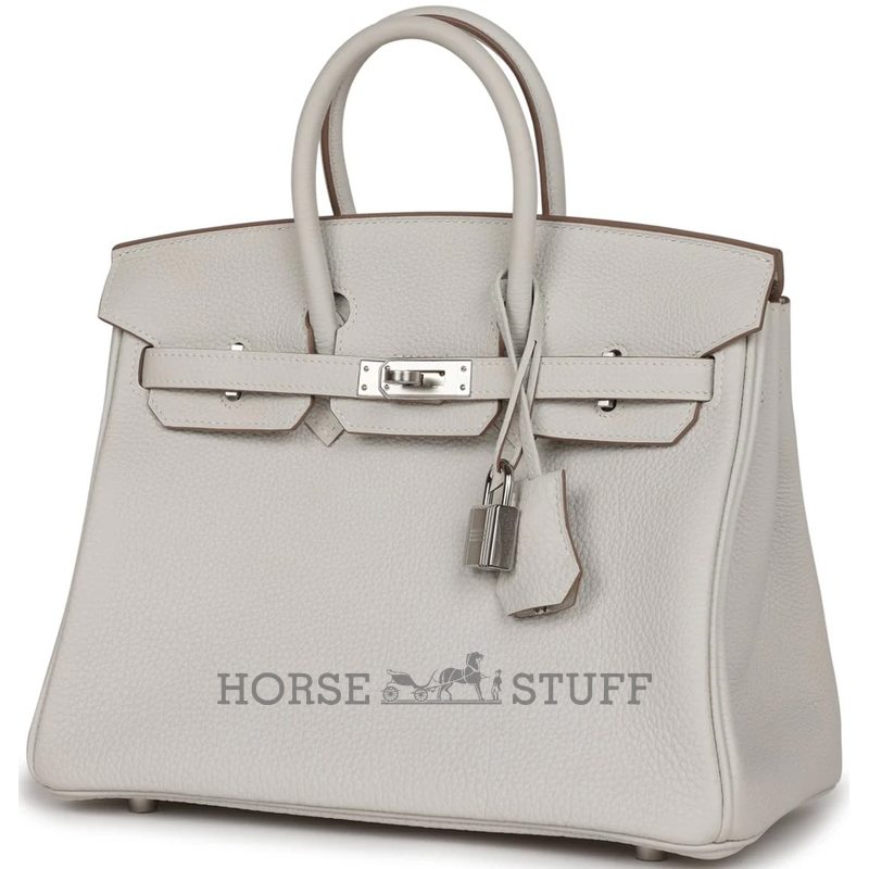 Hermès Birkin 25 Gris Pale Togo PHW