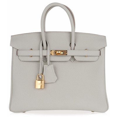 Hermès Birkin 25 Gris Perle Togo GHW