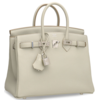 Hermès Birkin 25 Gris Perle Togo PHW