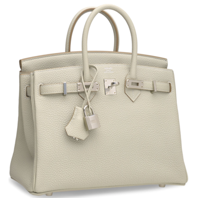 Hermès Birkin 25 Gris Perle Togo PHW