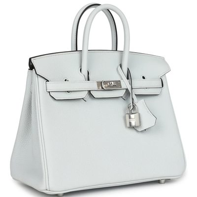 Hermès Birkin 25 Gris Platine Togo PHW