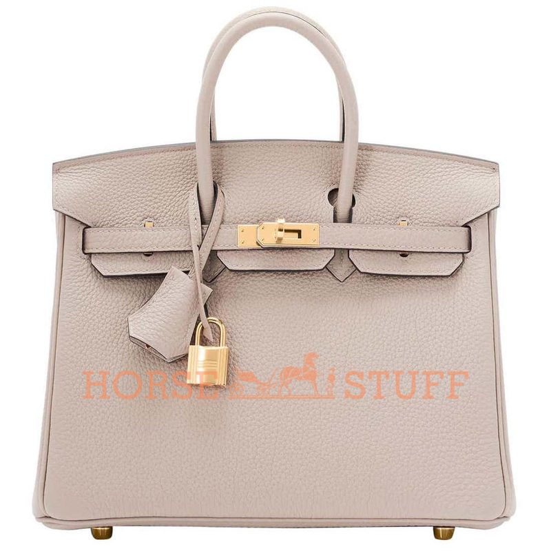 Hermès Birkin 25 Gris Tourterelle Togo GHW