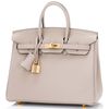 Hermès Birkin 25 Gris Tourterelle Togo GHW