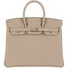 Hermès Birkin 25 Gris Tourterelle Togo PHW