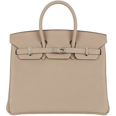 Hermès Birkin 25 Gris Tourterelle Togo PHW