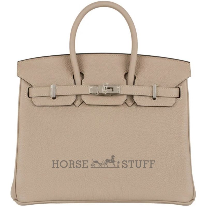 Hermès Birkin 25 Gris Tourterelle Togo PHW