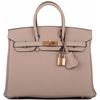 Hermès Birkin 25 Gris Tourterelle Togo RGHW