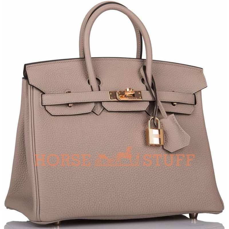 Hermès Birkin 25 Gris Tourterelle Togo RGHW