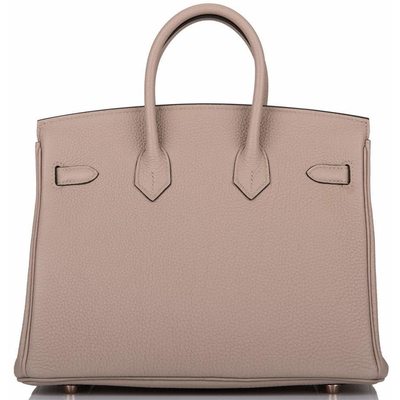 Hermès Birkin 25 Gris Tourterelle Togo RGHW 