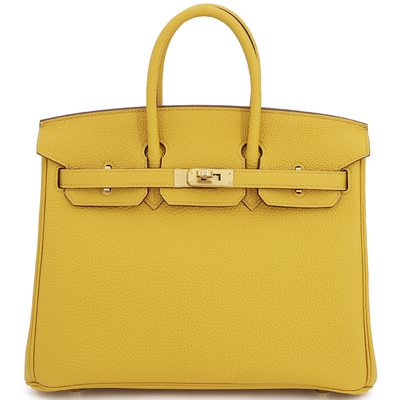 Hermès Birkin 25 Jaune Ambre Togo GHW