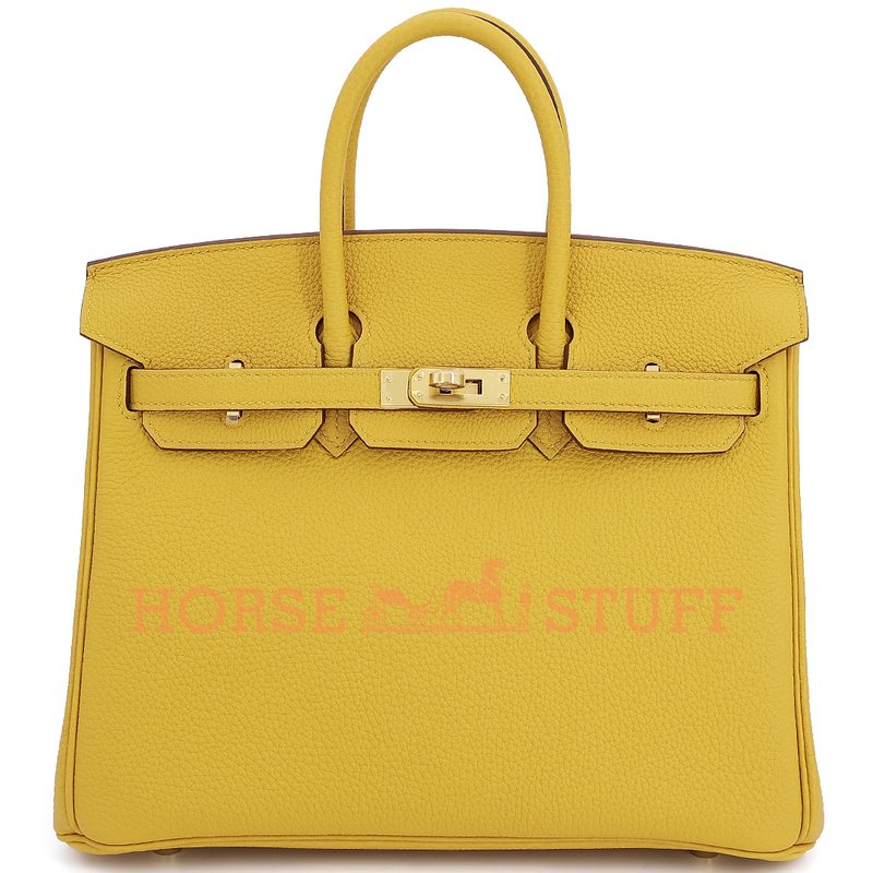 Hermès Birkin 25 Jaune Ambre Togo GHW