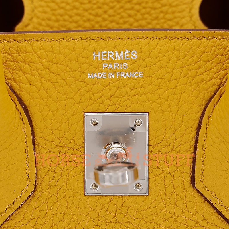 Hermès Birkin 25 Jaune Ambre Togo PHW