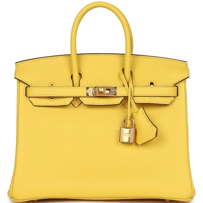 Hermès Birkin 25 Jaune de Naples Togo GHW