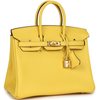 Hermès Birkin 25 Jaune de Naples Togo GHW