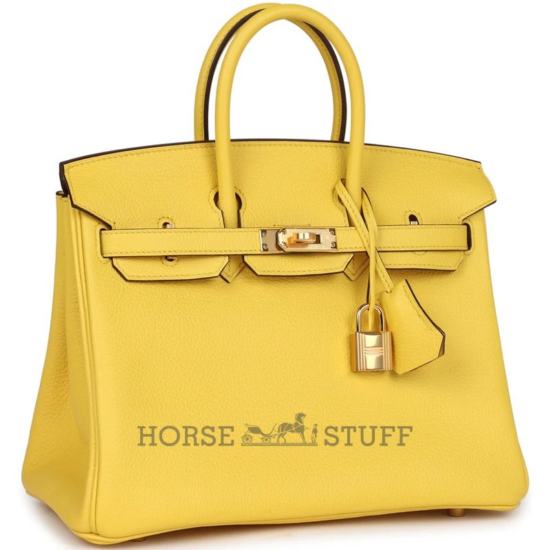 Hermès Birkin 25 Jaune de Naples Togo GHW