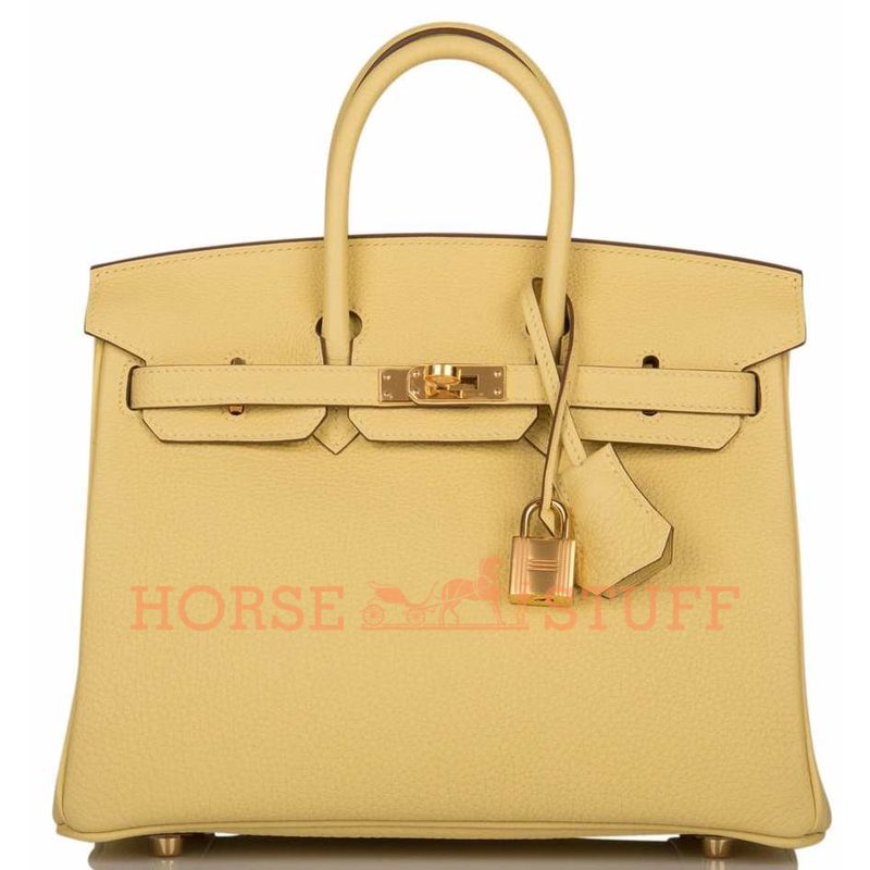 Hermès Birkin 25 Jaune Poussin Togo GHW