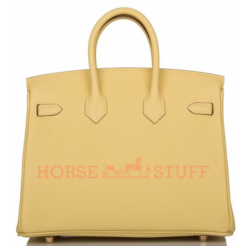 Hermès Birkin 25 Jaune Poussin Togo GHW