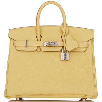 Hermès Birkin 25 Jaune Poussin Togo PHW