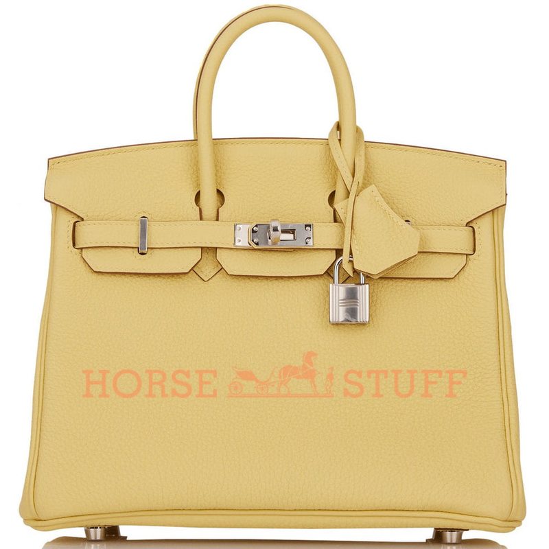 Hermès Birkin 25 Jaune Poussin Togo PHW