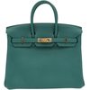 Hermès Birkin 25 Malachite Togo GHW