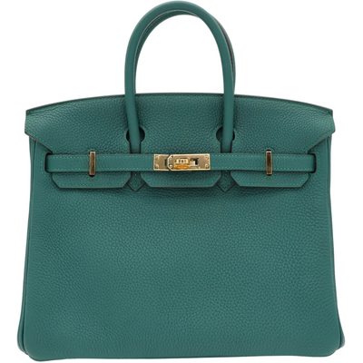 Hermès Birkin 25 Malachite Togo GHW