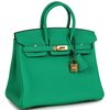 Hermès Birkin 25 Menthe Togo GHW