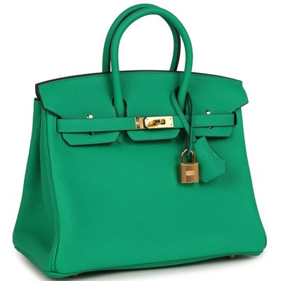 Hermès Birkin 25 Menthe Togo GHW