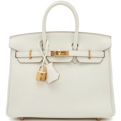 Hermès Birkin 25 Mushroom Togo GHW