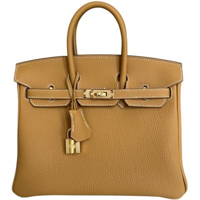 Hermès Birkin 25 Natural Sable Togo GHW