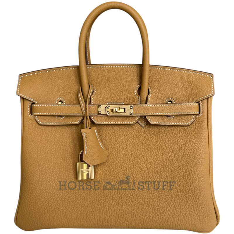 Hermès Birkin 25 Natural Sable Togo GHW