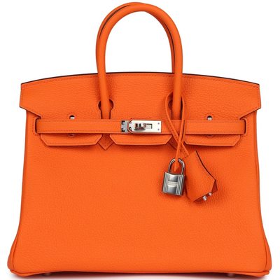 Hermès Birkin 25 Orange Minium Togo PHW