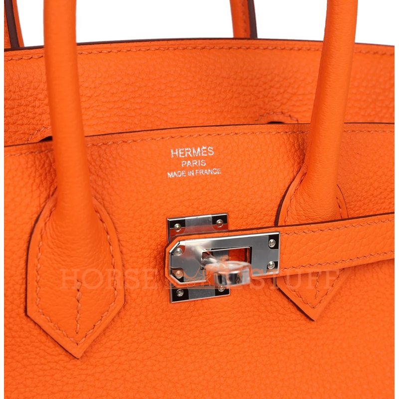 Hermès Birkin 25 Orange Minium Togo PHW