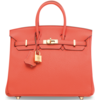 Hermès Birkin 25 Orange Poppy Togo GHW