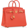 Hermès Birkin 25 Orange Poppy Togo GHW