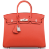 Hermès Birkin 25 Orange Poppy Togo PHW