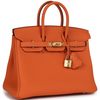 Hermès Birkin 25 Orange Togo GHW