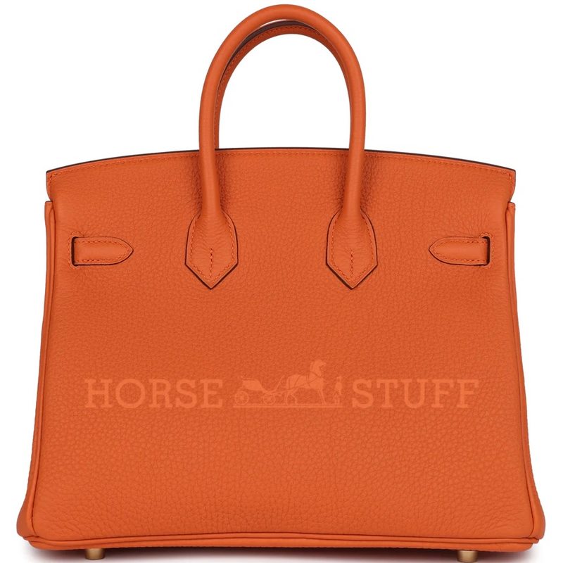 Hermès Birkin 25 Orange Togo GHW