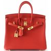 Hermès Birkin 25 Red Vermillion Togo GHW