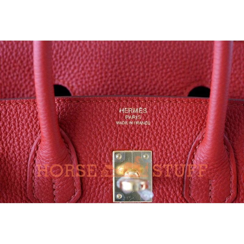 Hermès Birkin 25 Red Vermillion Togo GHW