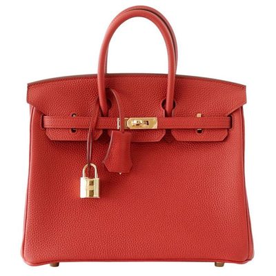 Hermès Birkin 25 Red Vermillion Togo GHW