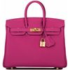 Hermès Birkin 25 Rose Pourpre Togo GHW