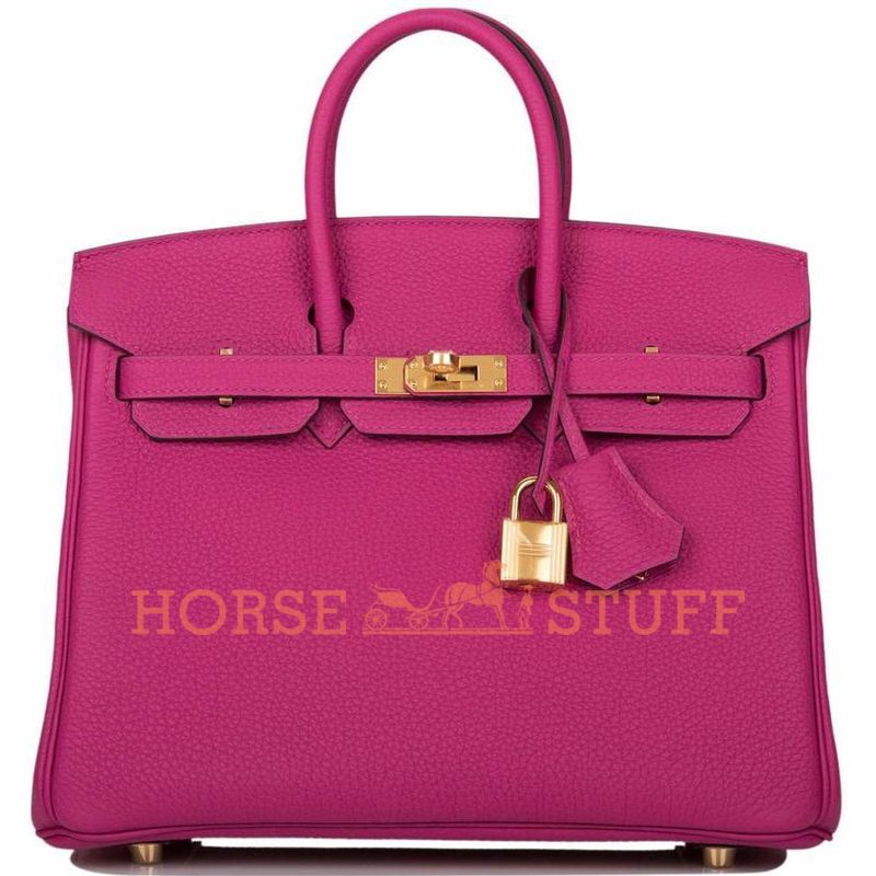 Hermès Birkin 25 Rose Pourpre Togo GHW