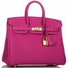 Hermès Birkin 25 Rose Pourpre Togo GHW