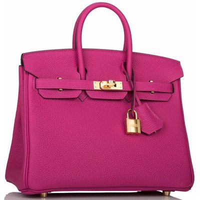 Hermès Birkin 25 Rose Pourpre Togo GHW 